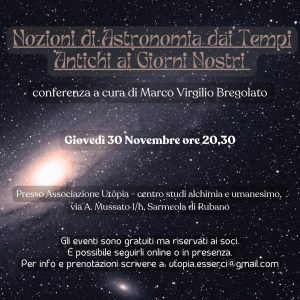 conferenza astronomia