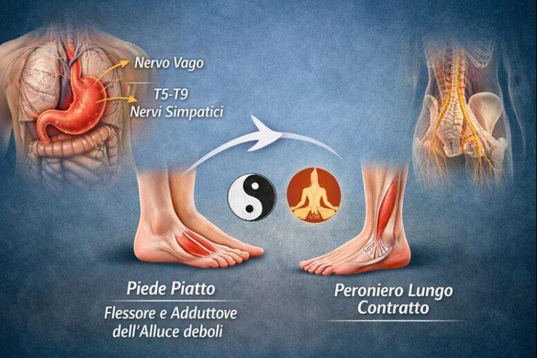 Stomaco e Piede: relazione tra piede piatto e gastrite